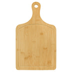 15.5" x 9" Bamboo Cutting Board Paddle Shape with Drip Ring