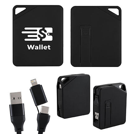 Retractable Charging Cable w/Phone Holder