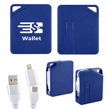 Retractable Charging Cable w/Phone Holder