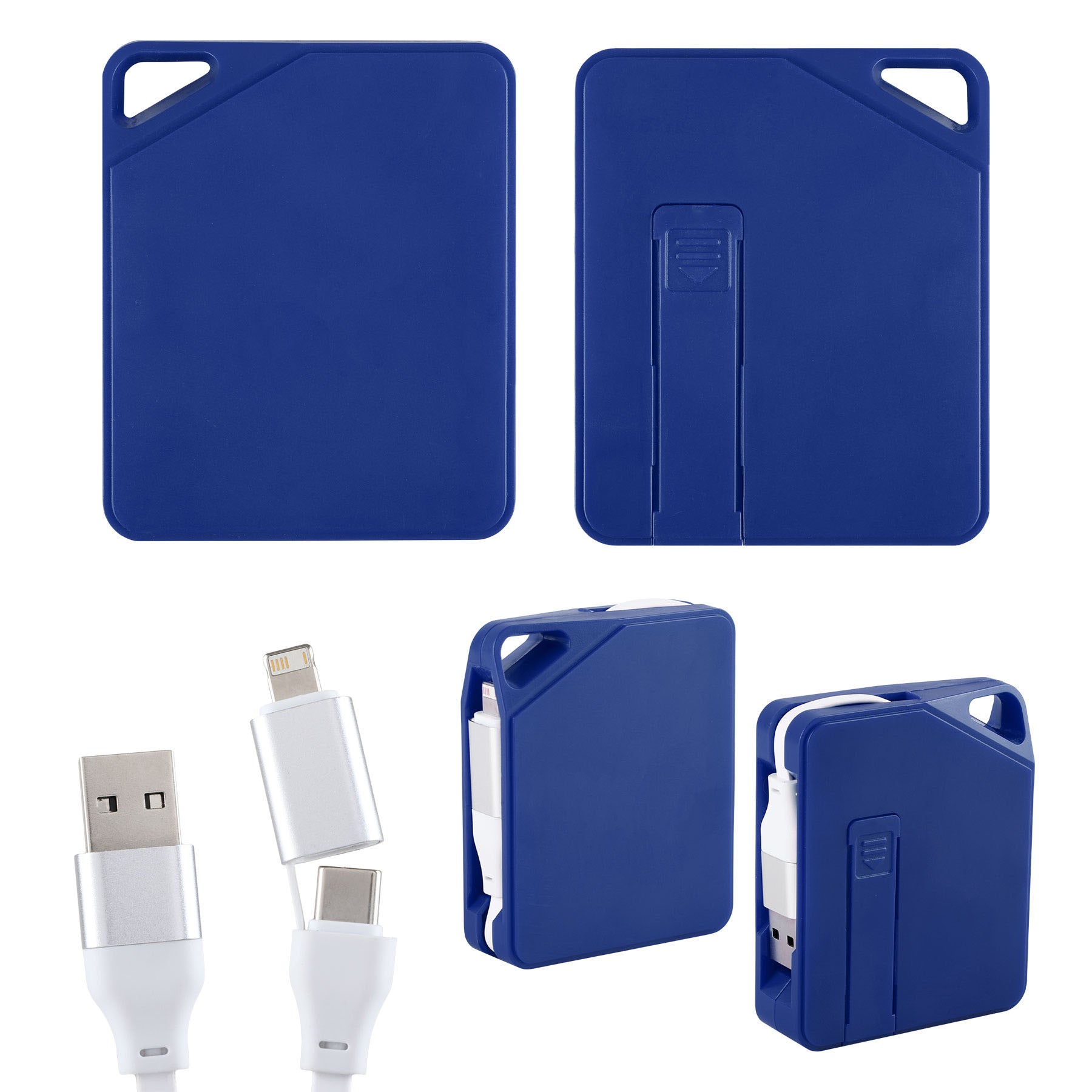 Retractable Charging Cable w/Phone Holder