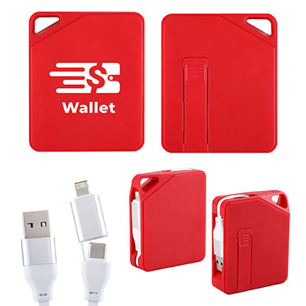 Retractable Charging Cable w/Phone Holder