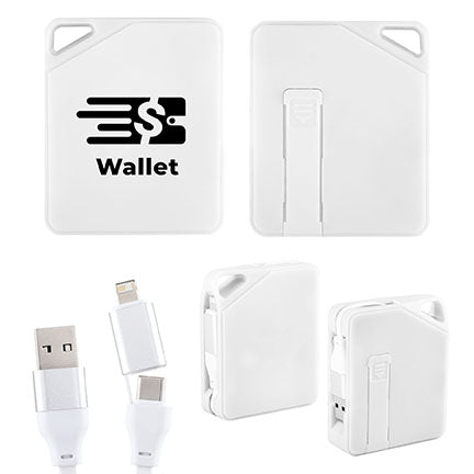 Retractable Charging Cable w/Phone Holder
