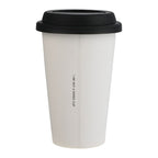 Back of I'm Not a Paper Cup 10 oz Ceramic Tumbler with Silicone Lid