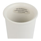 Inside of I'm Not a Paper Cup 10 oz Ceramic Tumbler with Silicone Lid