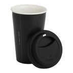 Back of I'm Not a Paper Cup 10 oz Ceramic Tumbler with Silicone Lid