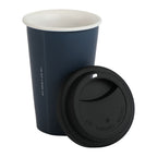 Back of I'm Not a Paper Cup 10 oz Ceramic Tumbler with Silicone Lid