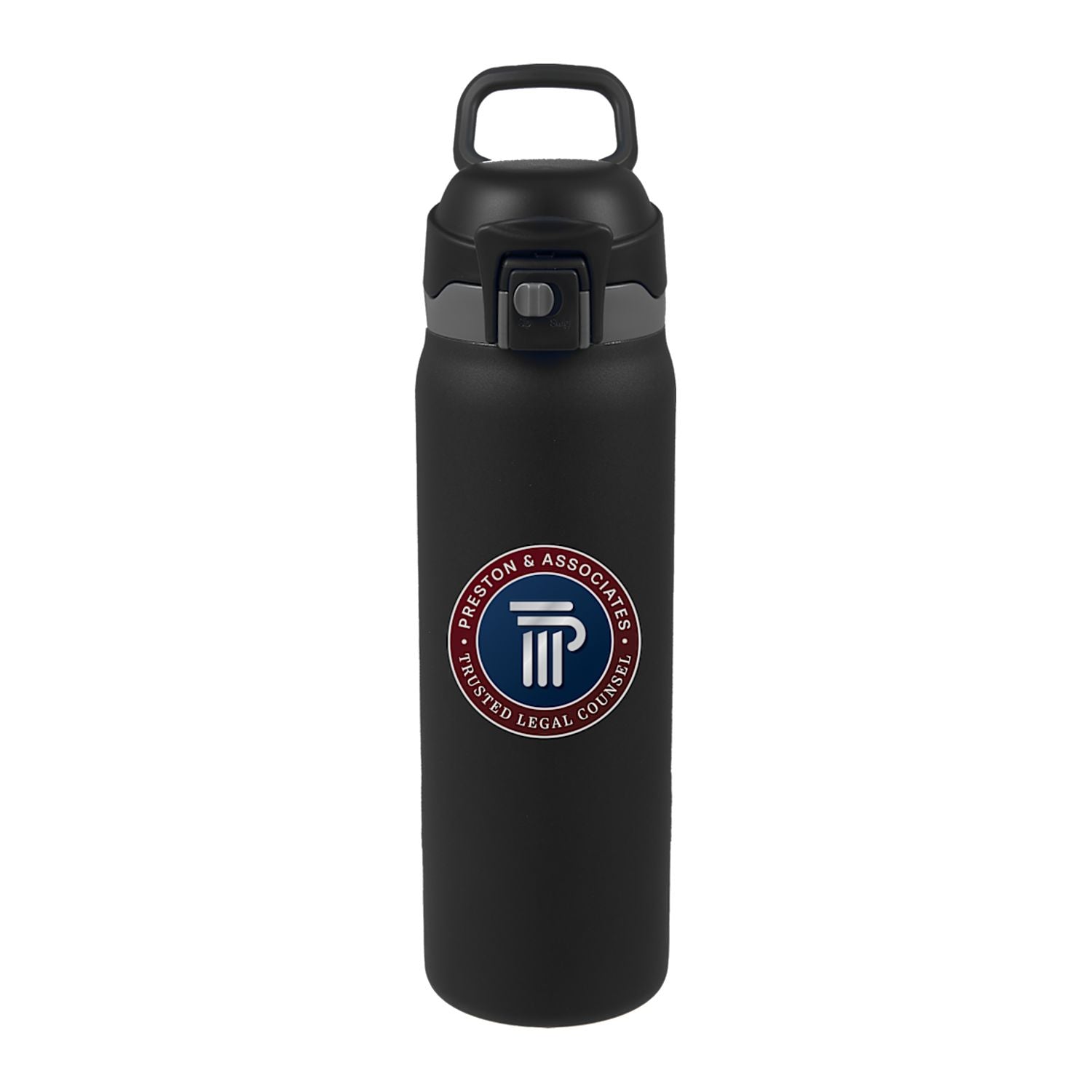 Rhine 2-in-1 Vacuum Eco-Friendly Bottle 30 oz - Black