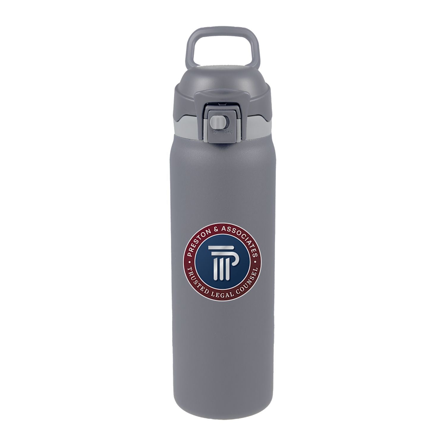 Rhine 2-in-1 Vacuum Eco-Friendly Bottle 30 oz - Stone