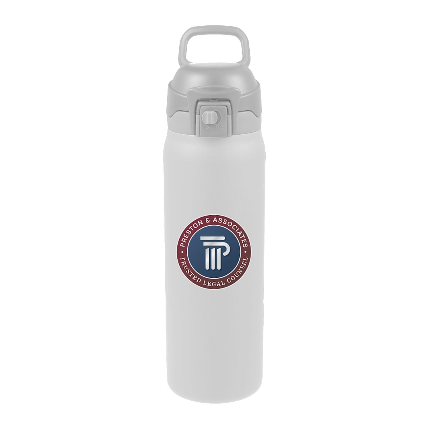 Rhine 2-in-1 Vacuum Eco-Friendly Bottle 30 oz - White