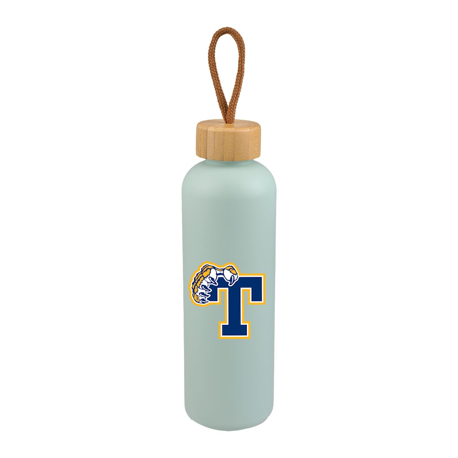 Tania 26 oz Bottle with FSC® Bamboo Lid - Blue Agave