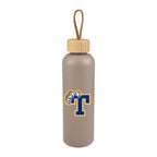 Tania 26 oz Bottle with FSC® Bamboo Lid - Mocha