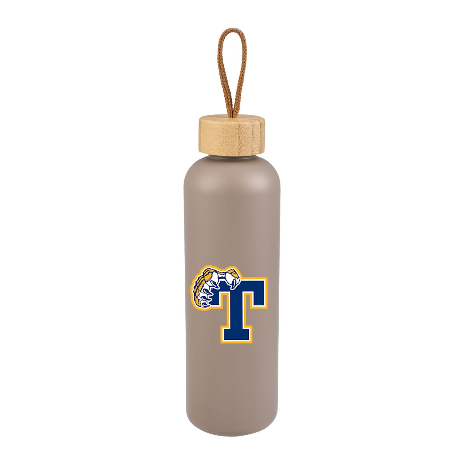 Tania 26 oz Bottle with FSC® Bamboo Lid - Mocha