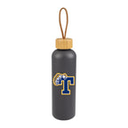 Tania 26 oz Bottle with FSC® Bamboo Lid - Stone