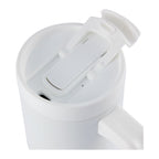 Close up of cap on Peak Recycled Insulated Sip Or Swig Mug 24 oz