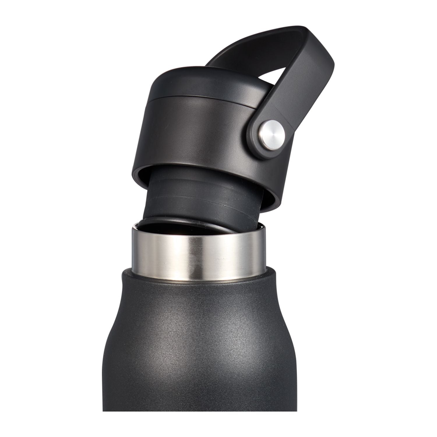 Close up of Explorer Threadless Recycled Stainless Bottle 25oz Cap