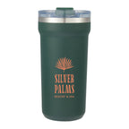 Catone 20 oz Recycled Vacuum Tumbler with Slider Lid - Green