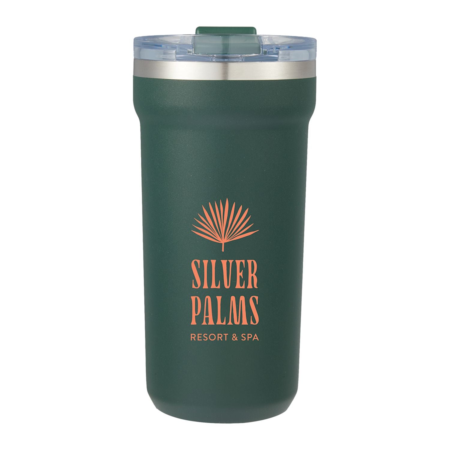 Catone 20 oz Recycled Vacuum Tumbler with Slider Lid - Green
