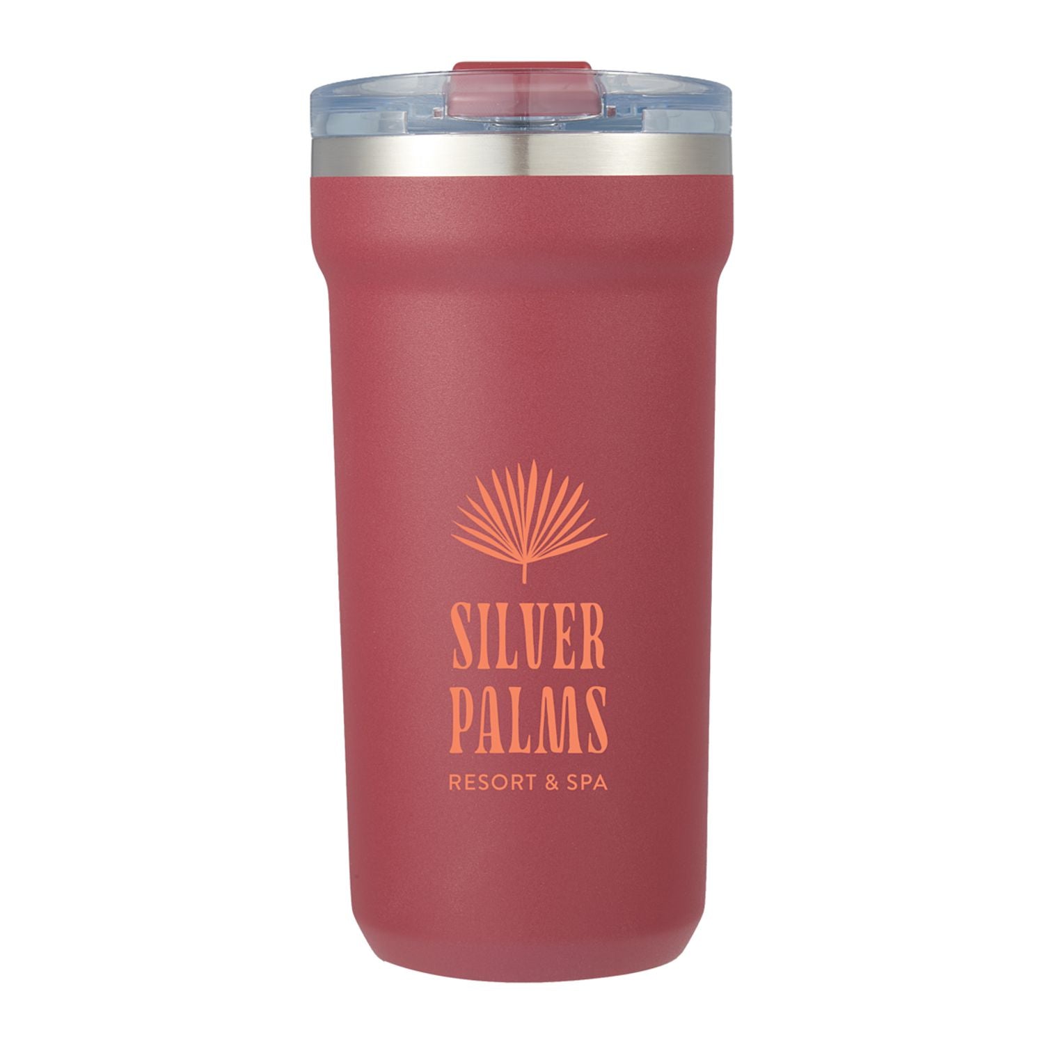 Catone 20 oz Recycled Vacuum Tumbler with Slider Lid - Red