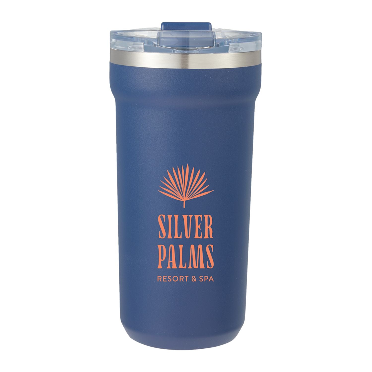Catone 20 oz Recycled Vacuum Tumbler with Slider Lid - Navy