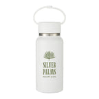 Mini Thor 8oz Vacuum Insulated Bottle with Clip Handle - White