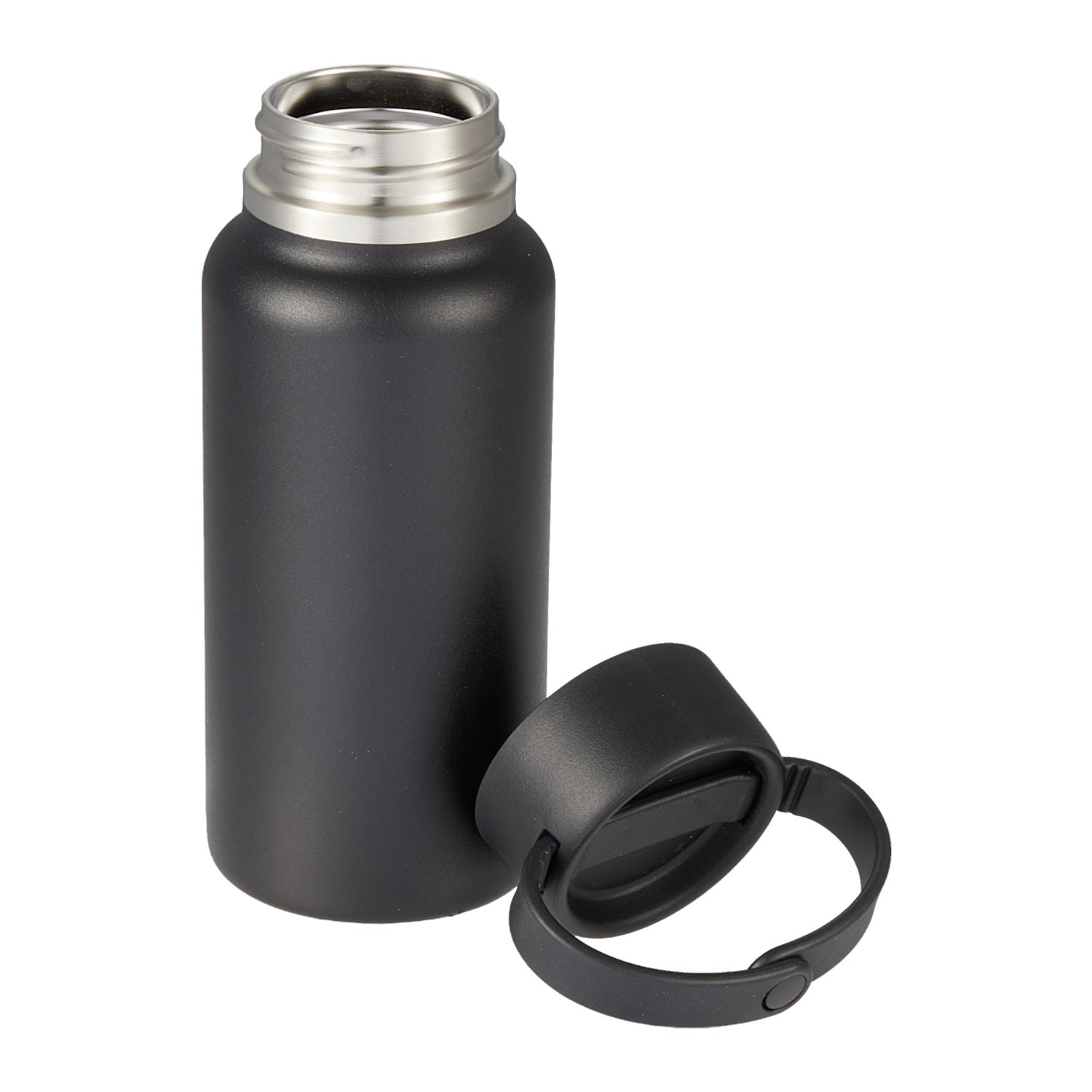 Mini Thor 8oz Vacuum Insulated Bottle with Clip Handle - Black