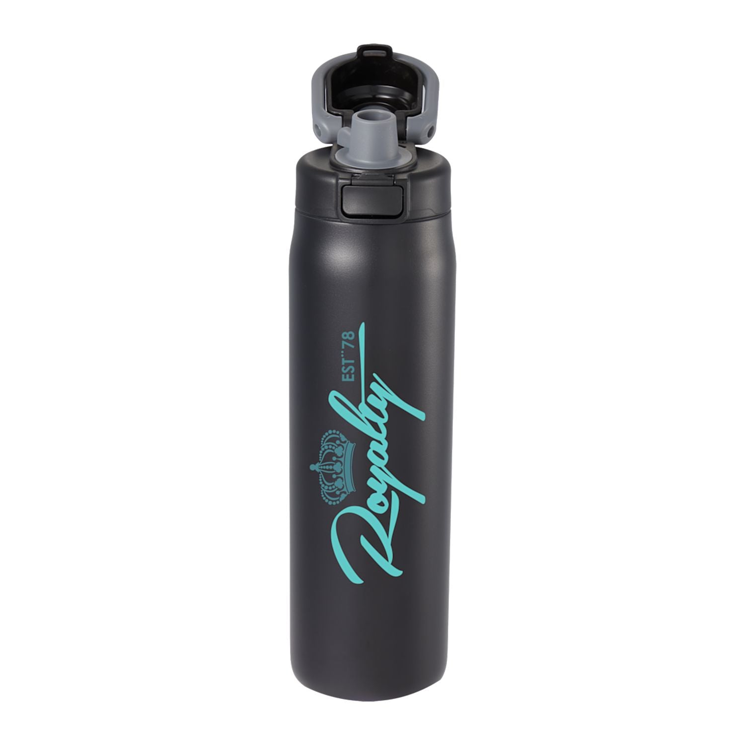London 24 oz Sip & Chug Vacuum Insulated Bottle - Black