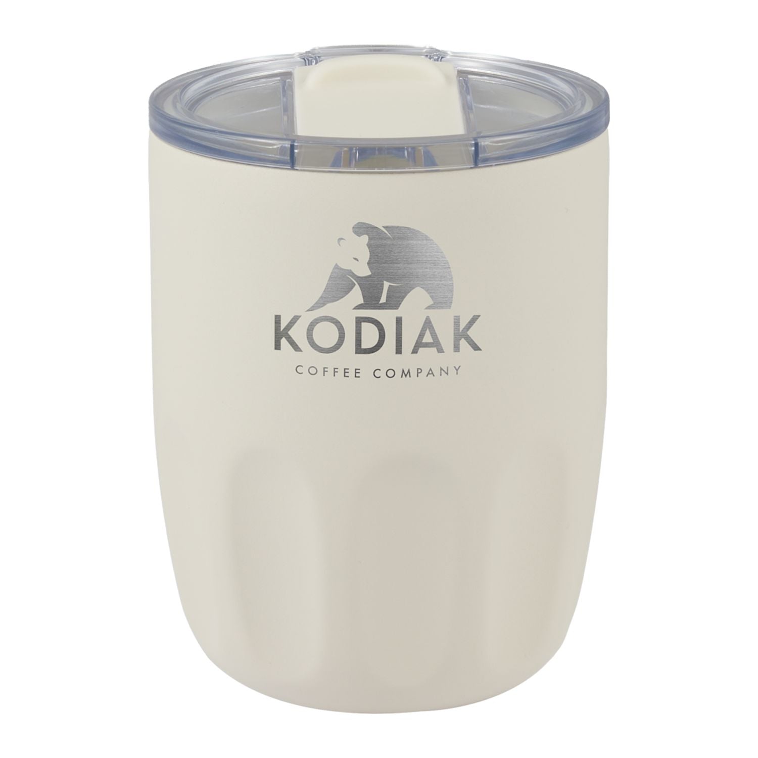 Olla 10 oz Vacuum Coffee Cup with Ceramic Liner - Cream
