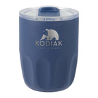 Olla 10 oz Vacuum Coffee Cup with Ceramic Liner - Navy