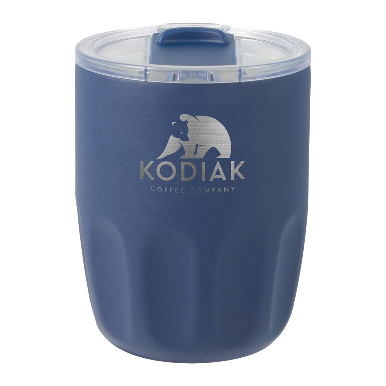 Olla 10 oz Vacuum Coffee Cup with Ceramic Liner - Navy
