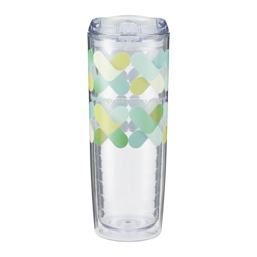 Mega Vortex Tumbler 24oz shown with a full color wrap
