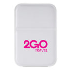 On The Go Mirror Stand - White