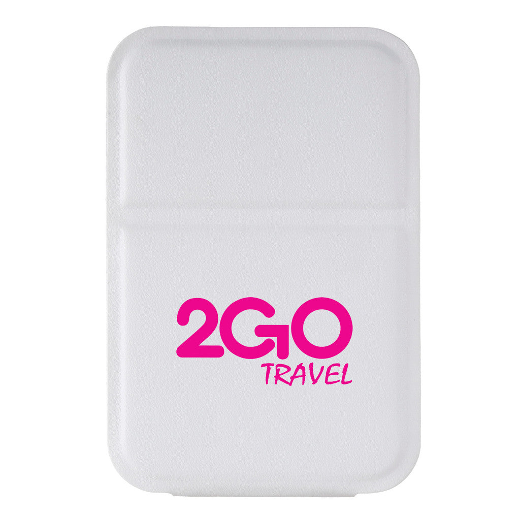 On The Go Mirror Stand - White