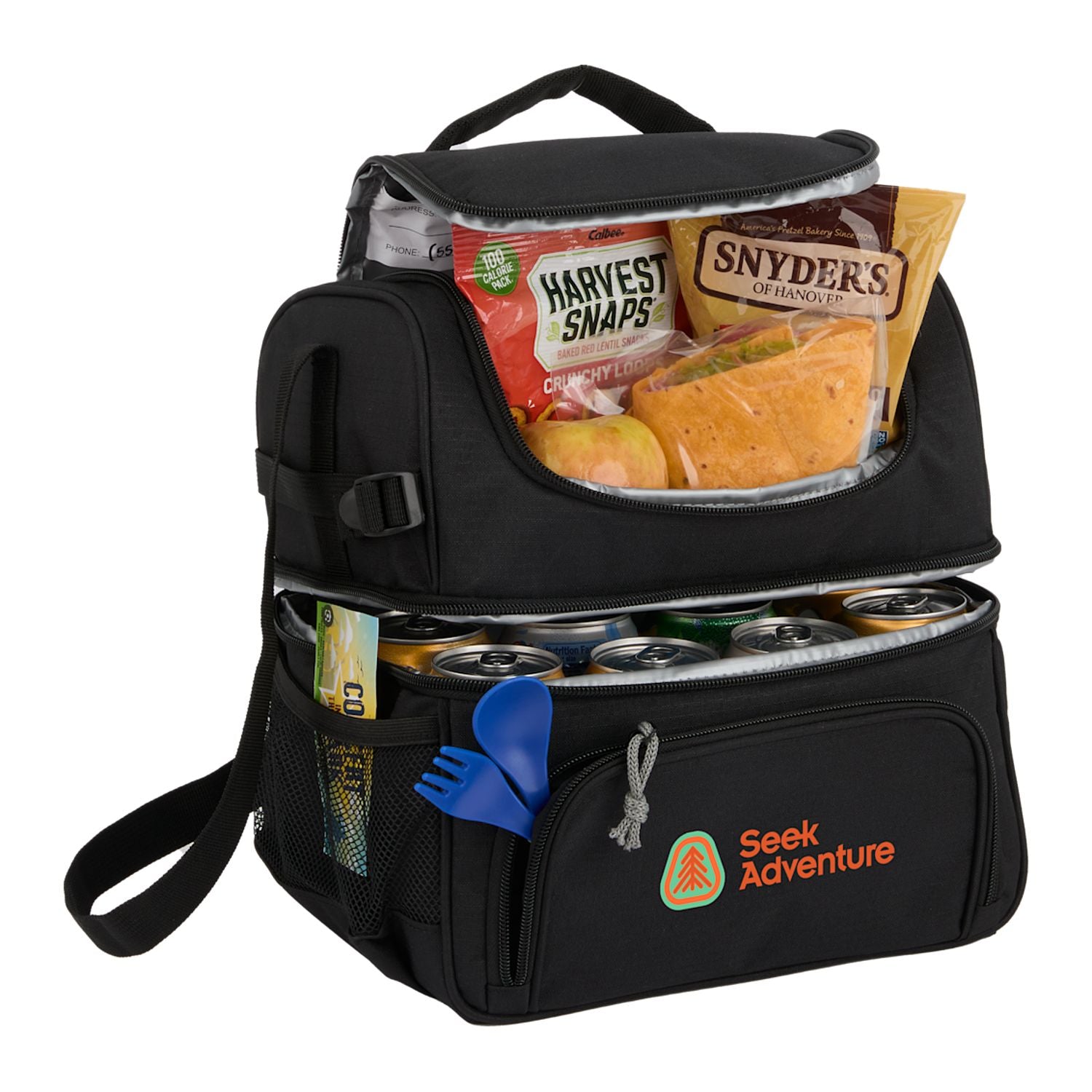 Two Tier 12 Can Lunch Cooler