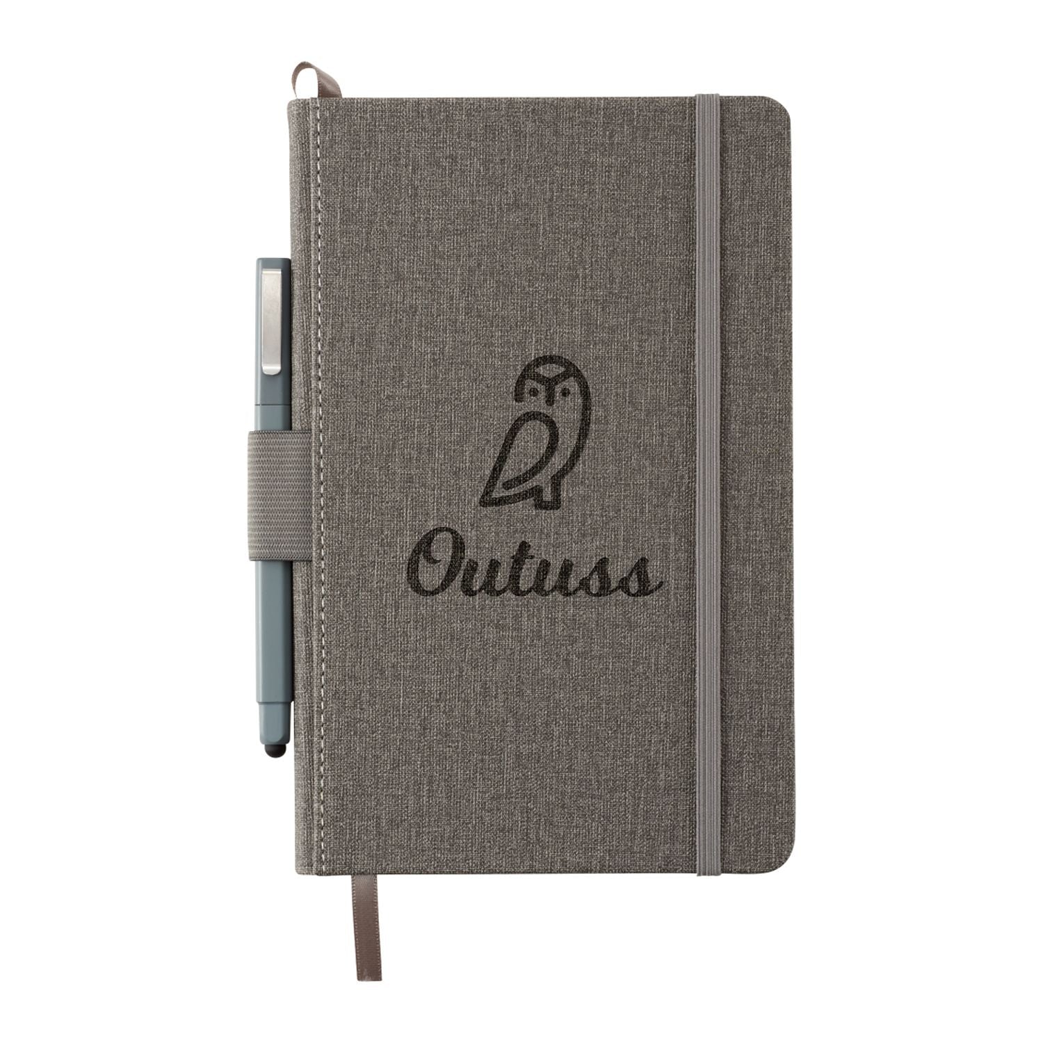 5.5" x 8.5" FSC® Mix Heathered Hard Bound Journal