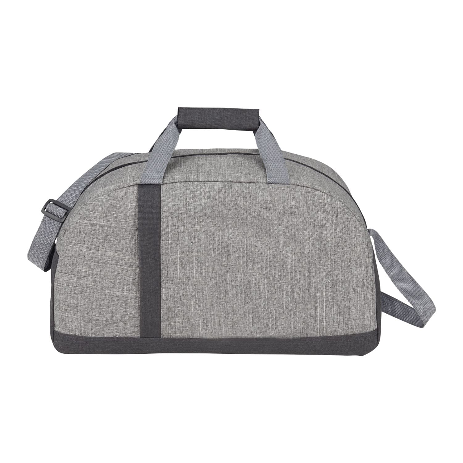 Graphite Reclaim Two-Tone Recycled Sport Duffle Bag without a logo