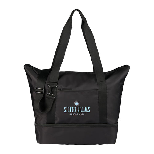 Daybreak Recycled Travel Tote - Black