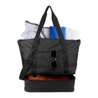 Daybreak Recycled Travel Tote - Black