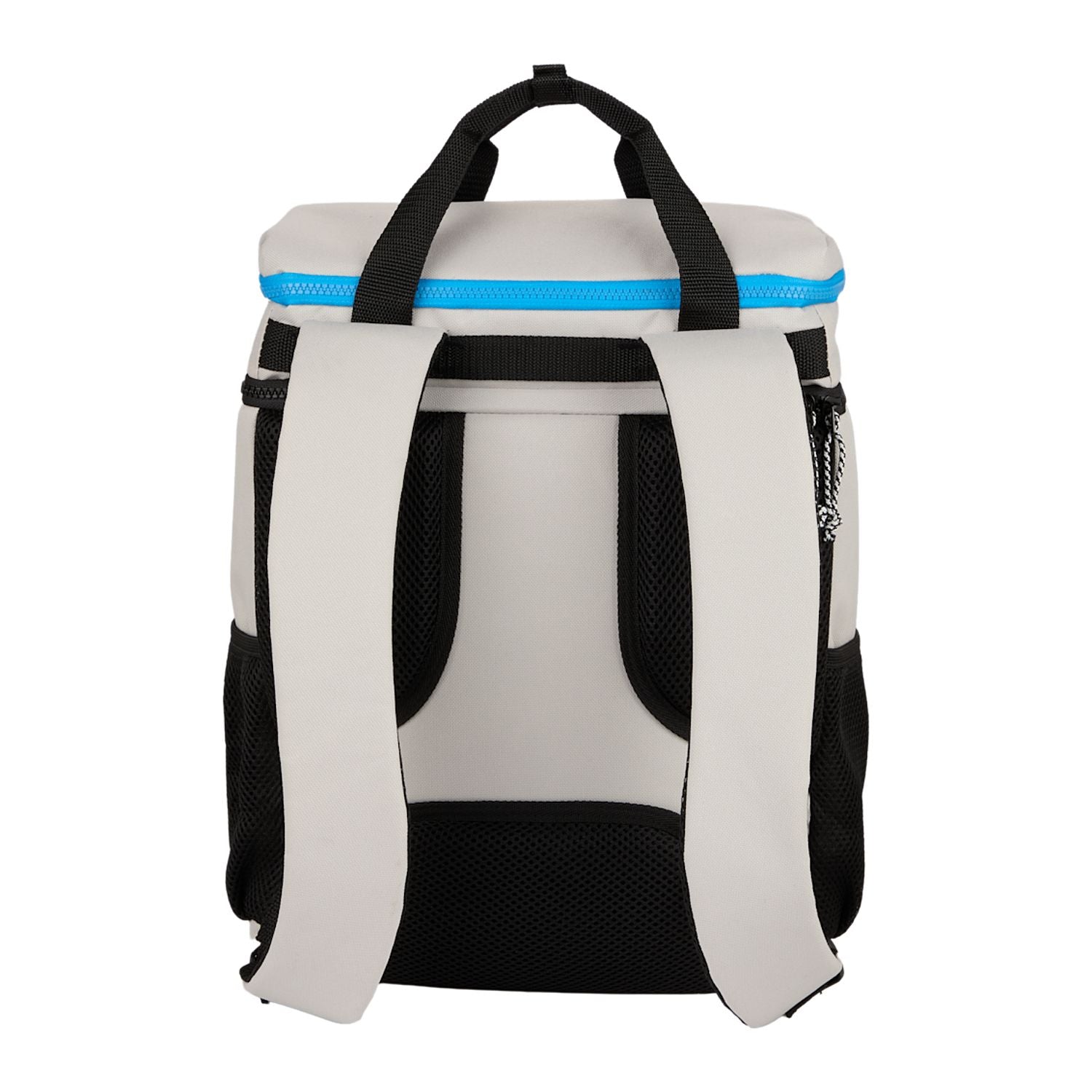 Cream Glacial Recycled 15L Backpack Cooler shown from behind