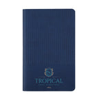Navy Flatmate Pocket Notebook with a custom logo