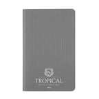Gray Flatmate Pocket Notebook with a custom logo