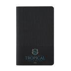 Black Flatmate Pocket Notebook with a custom logo