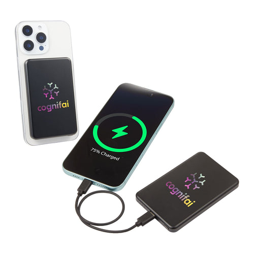 MagClick™ 5,000 mAh Slim Aluminum Power Bank