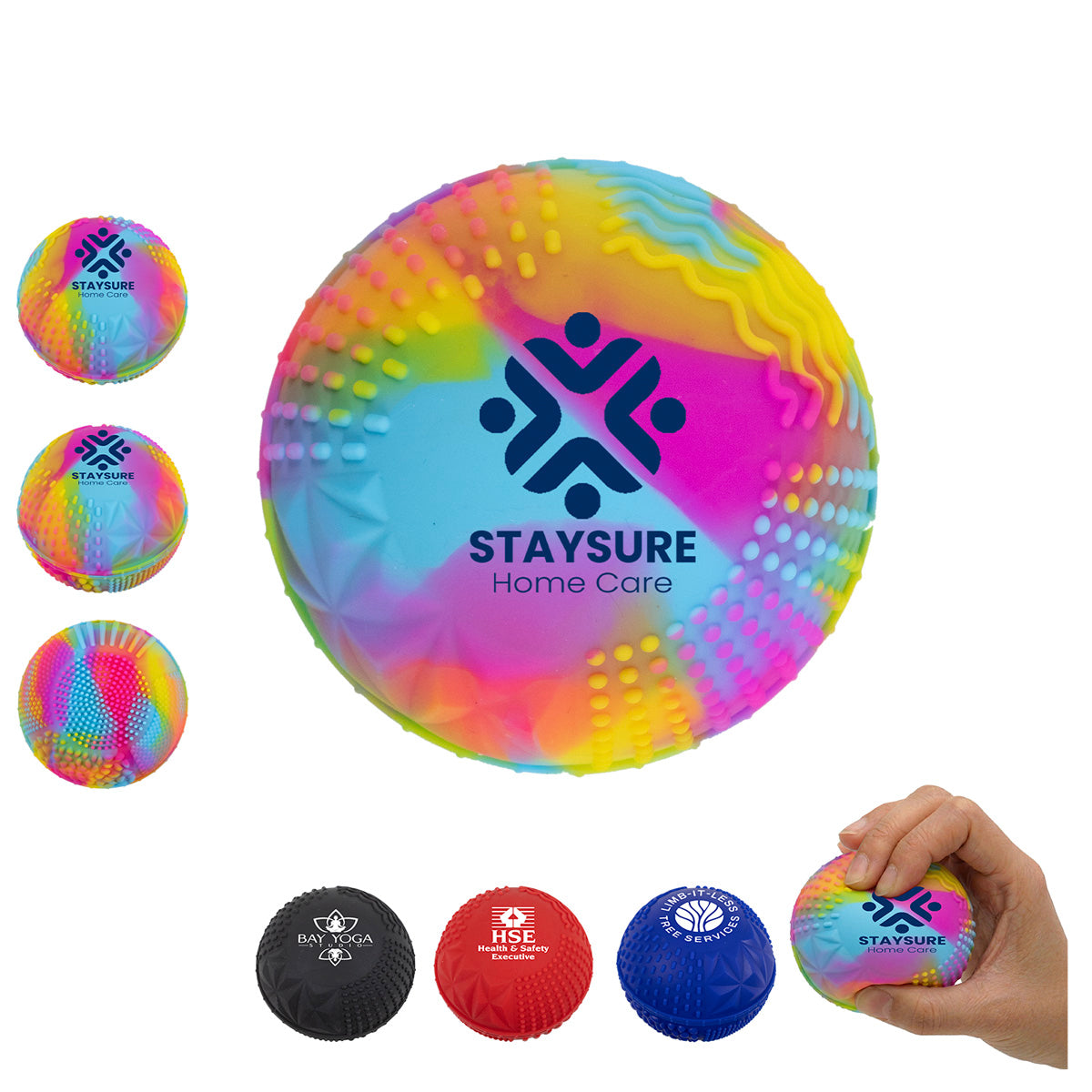 Nucleus Tactile Stress Reliever Ball Group Image