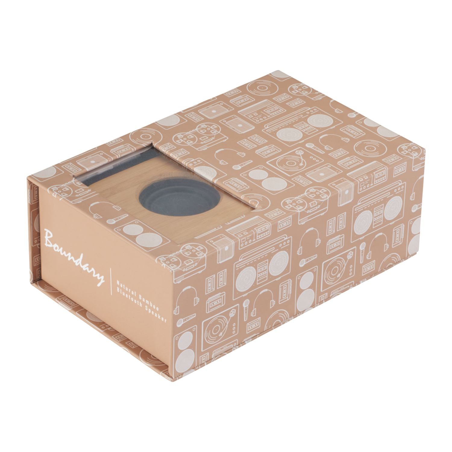 Boundary Natural Bamboo Bluetooth Speaker Packaging