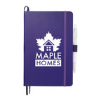 Purple 5.5" x 8.5" FSC® Mix Bound Journal Set