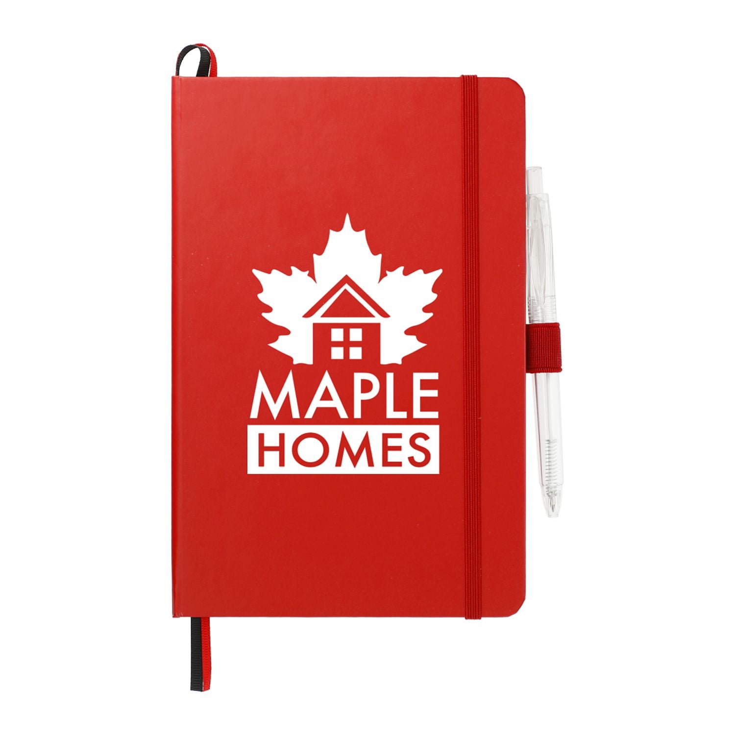 Red 5.5" x 8.5" FSC® Mix Bound Journal Set