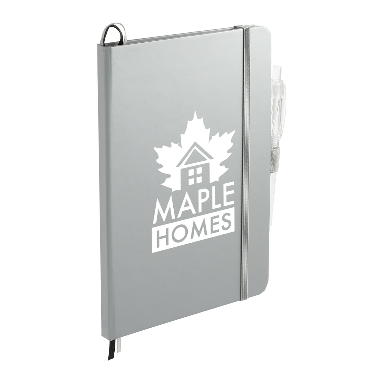 Silver 5.5" x 8.5" FSC® Mix Bound Journal Set