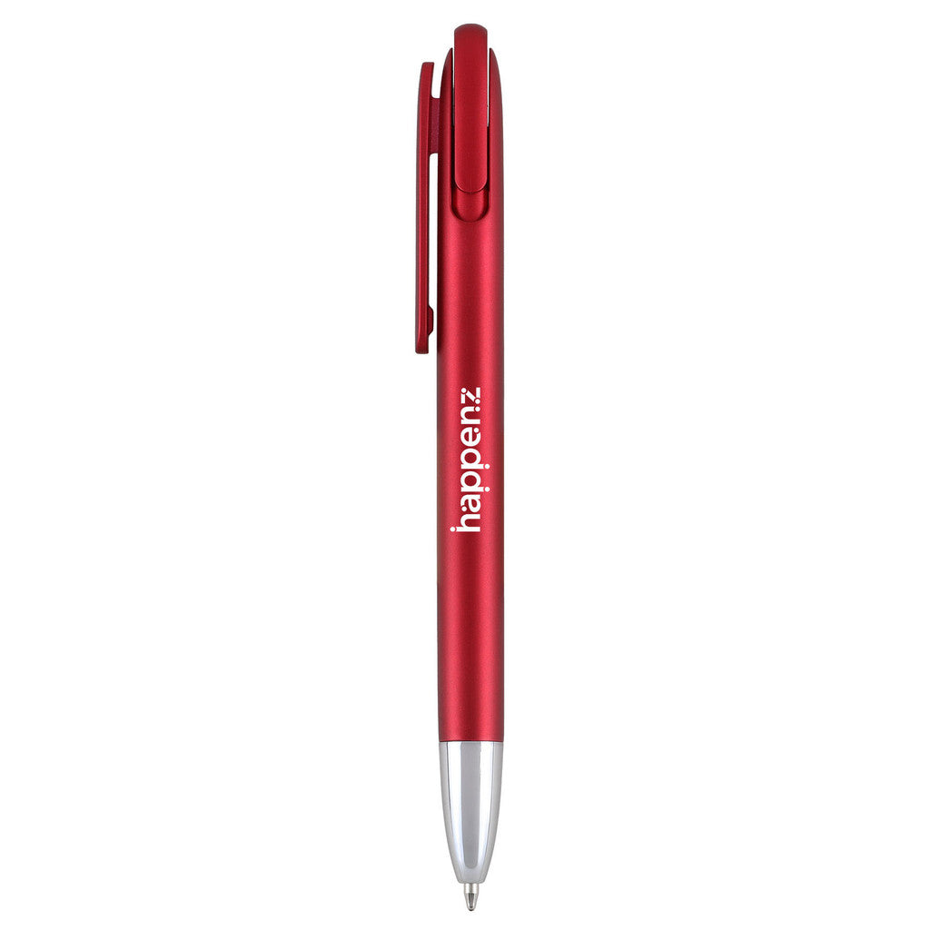 Red Rolling Hills MC Pen with a custom silk screened logo