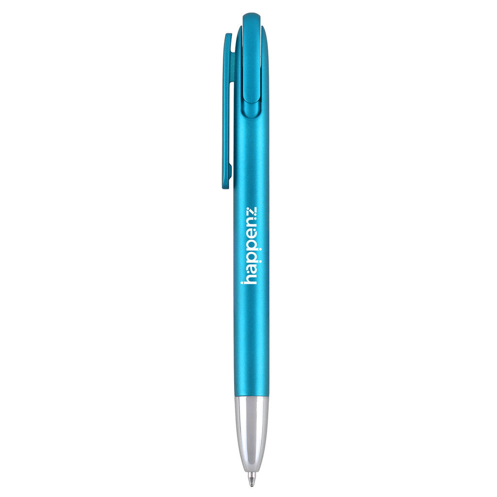 Light Blue Rolling Hills MC Pen with a custom silk screened logo