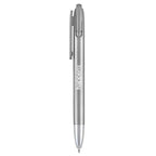 Silver Rolling Hills MC Pen with a custom silk screened logo